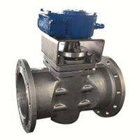 A351 CF8M Plug Valve, 10IN, 120LB, Flanged Ends, Gear Operator